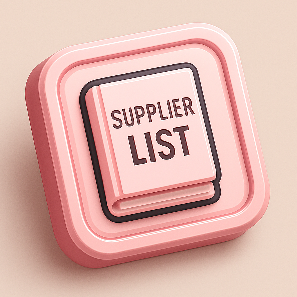 Supplier list